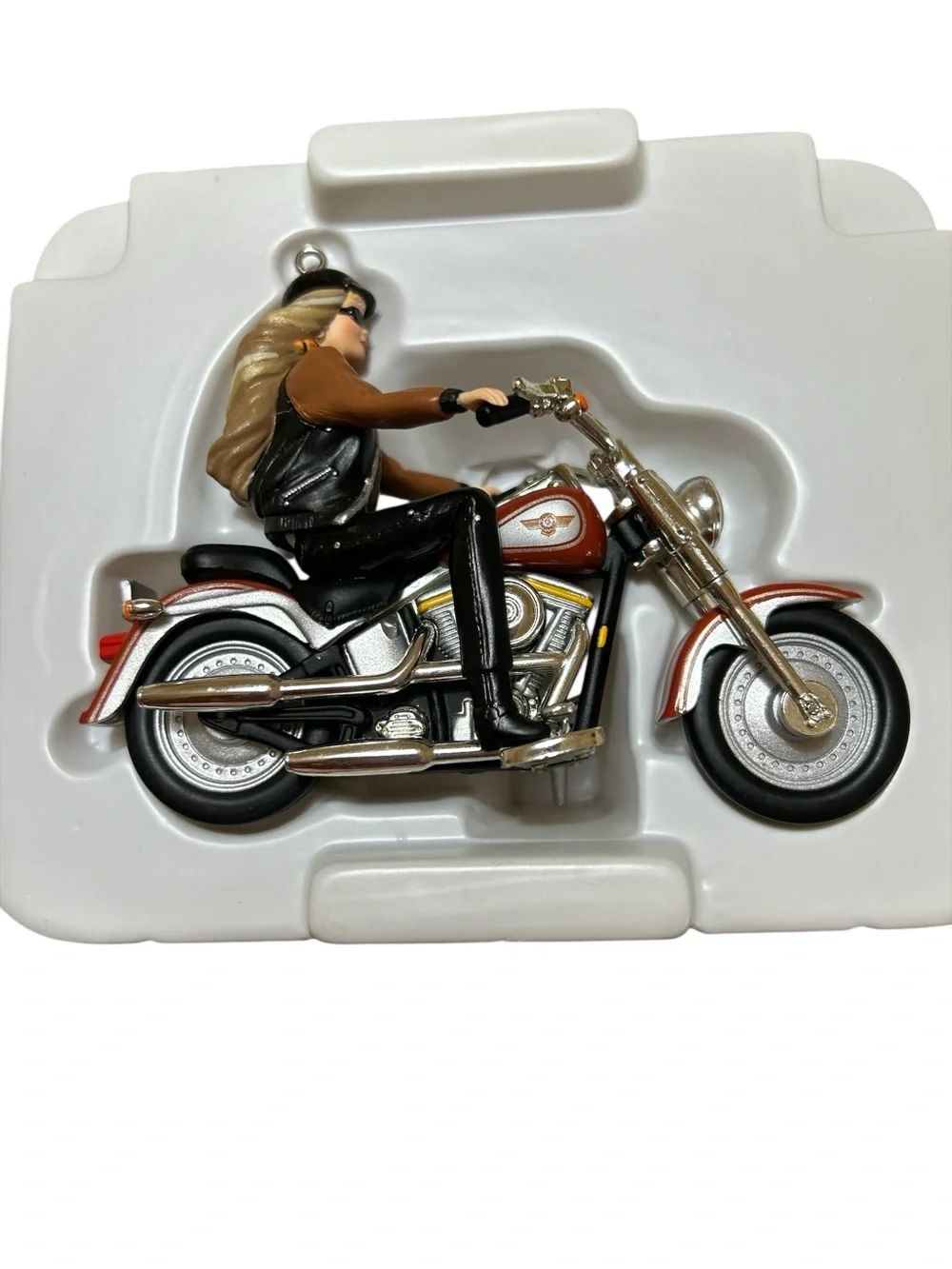 2001 NIB Hallmark Barbie Harley Davidson keepsake Christmas ornament